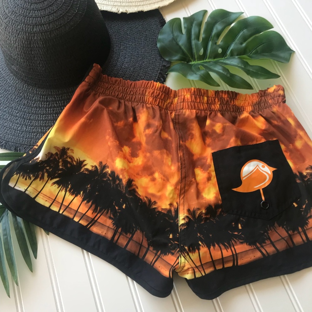Liquid Force Palm Tree Sunset Board Shorts